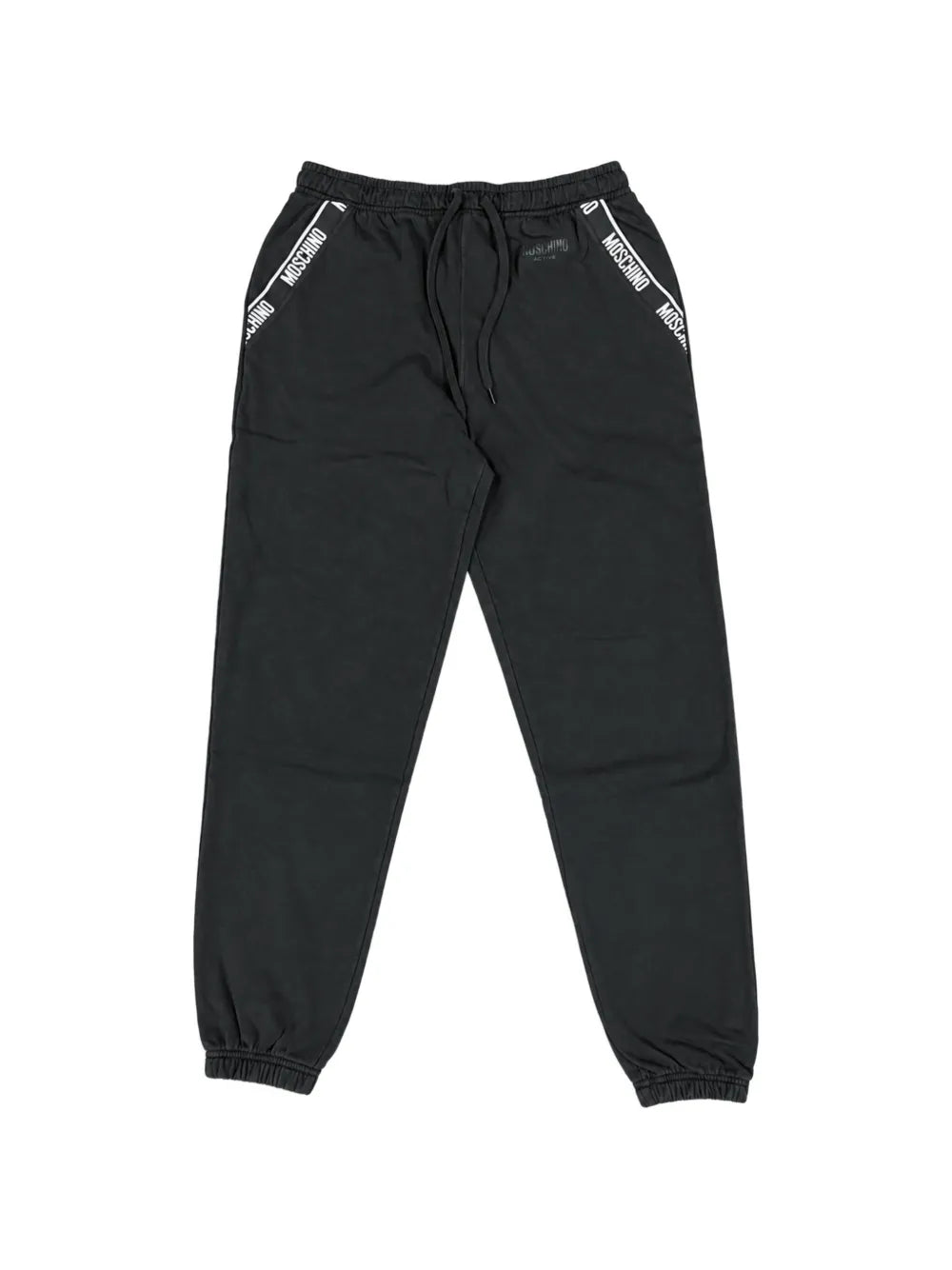 logo-tape drawstring track pants