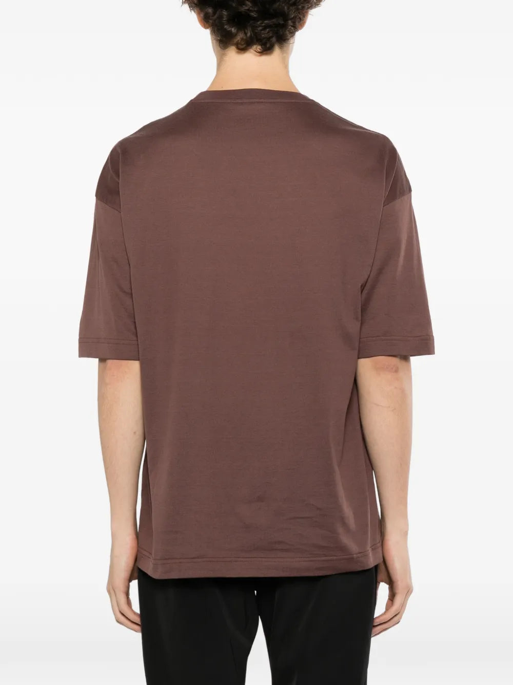 logo-embroidered T-shirt