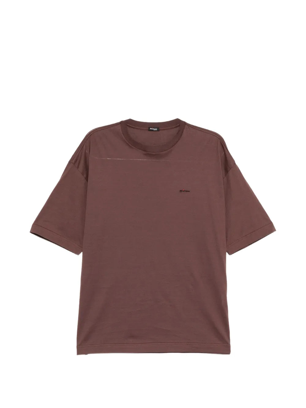 logo-embroidered T-shirt