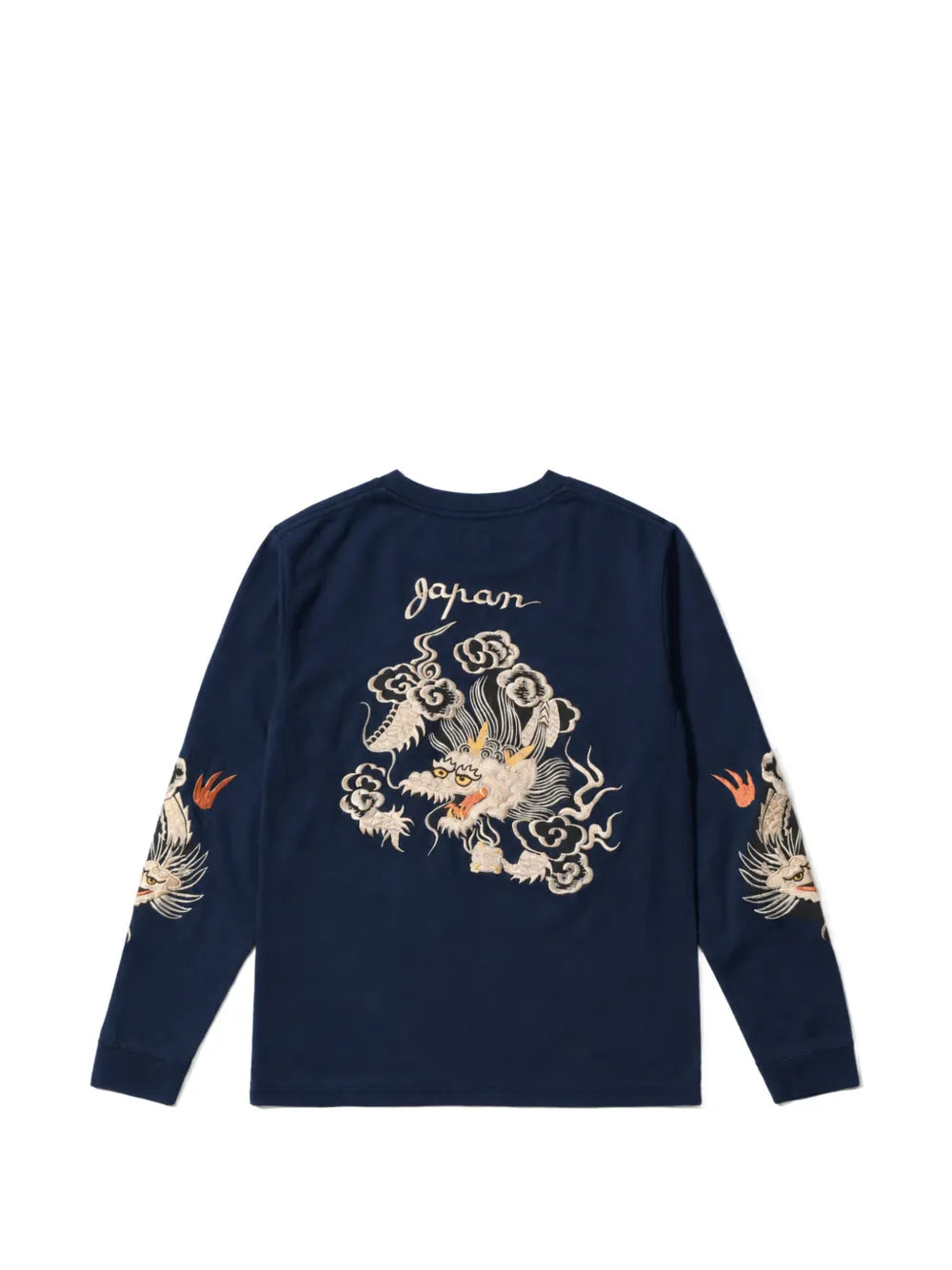 embroidered long-sleeve T-shirt
