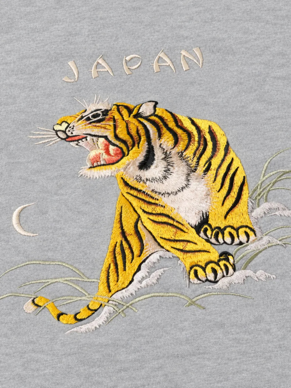 tiger-embroidered sweater