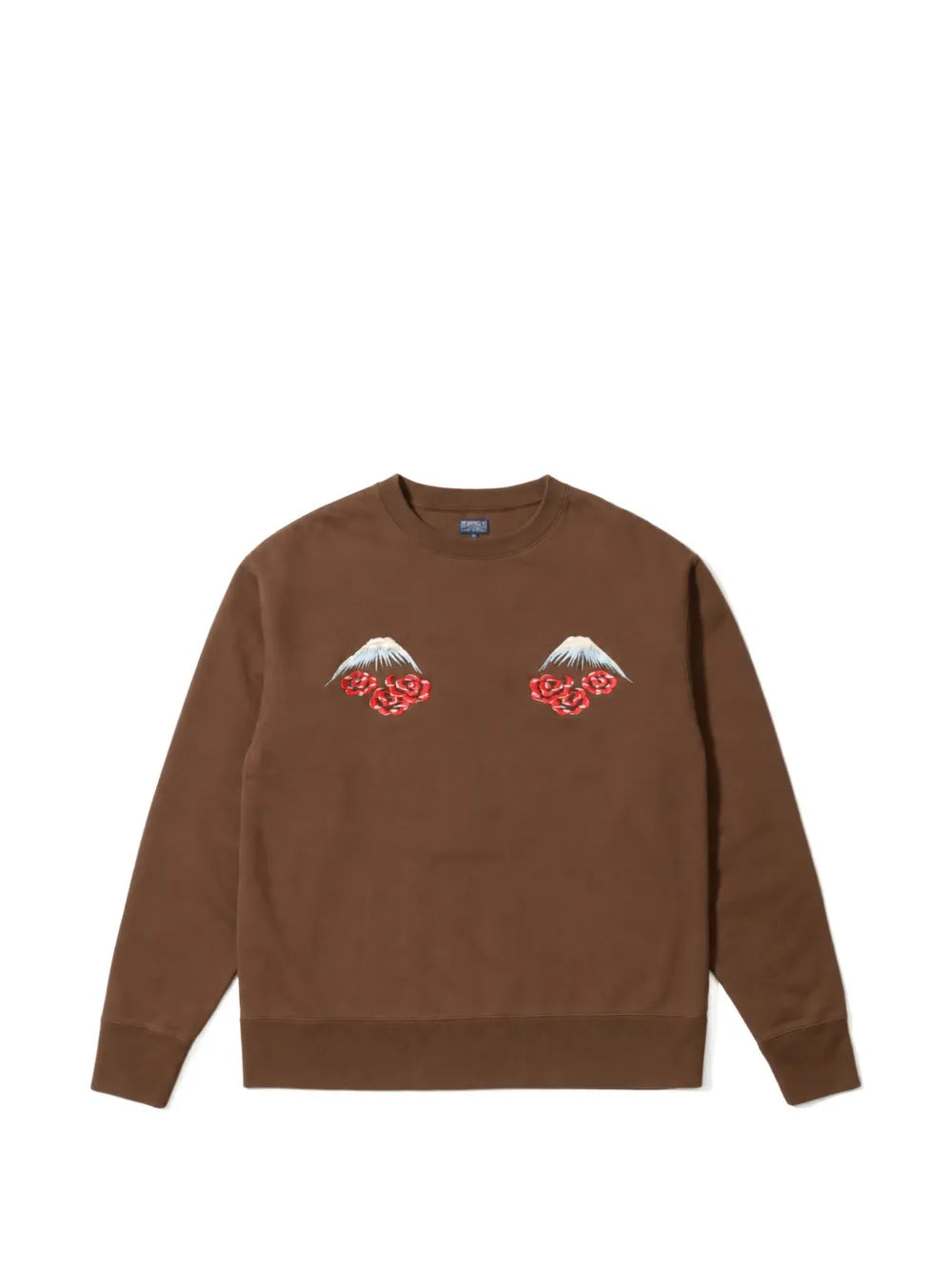 embroidered crew-neck sweatshirt