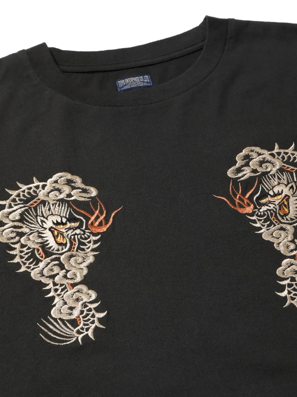 Suka dragon-embroidered T-shirt