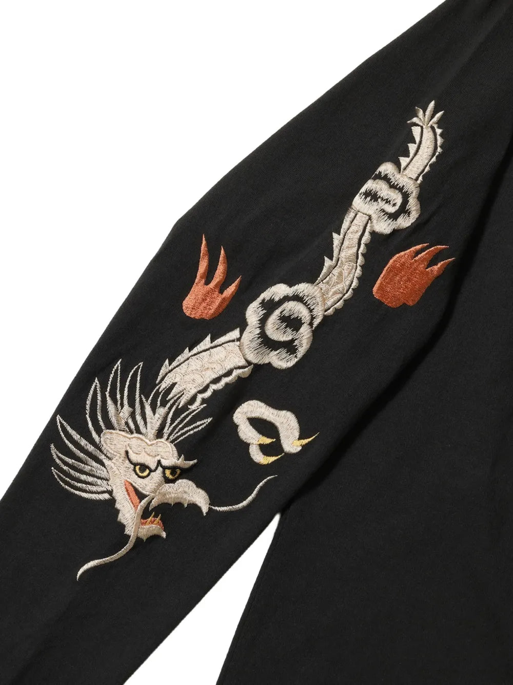 Suka dragon-embroidered T-shirt