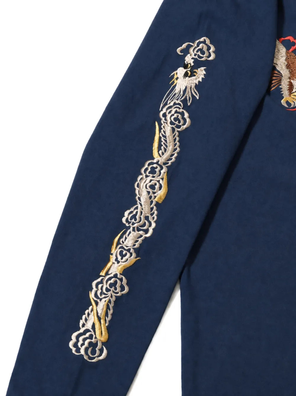 Suka Eagle-embroidered long-sleeve T-shirt