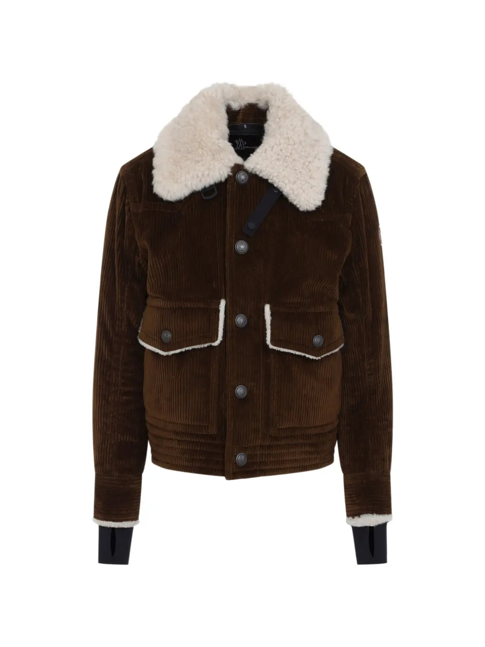 Givrand corduroy fur-collar padded jacket