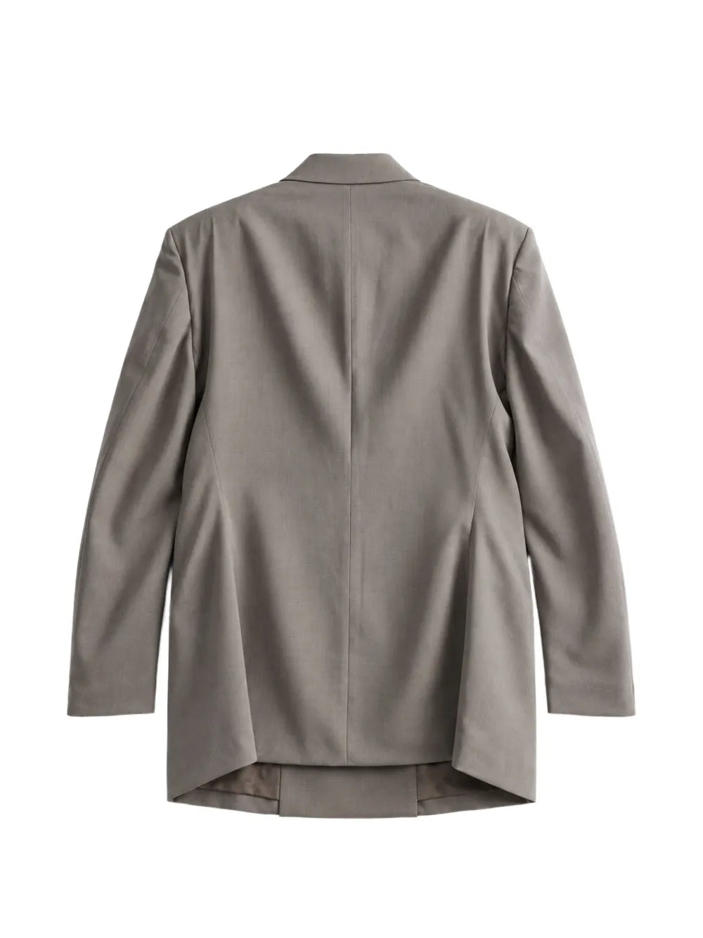 double-breasted peak-lapel blazer
