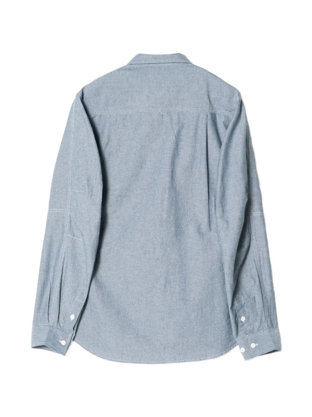 7711  Human logo-embroidered pocket-detail shirt