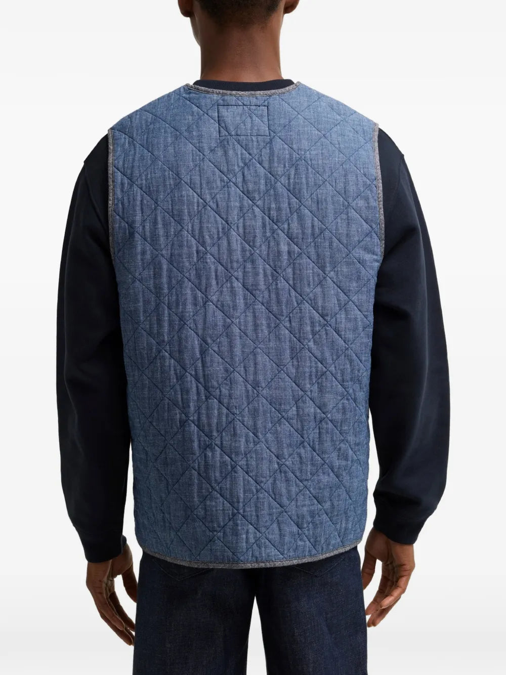 x A.P.C quilted panelled gilet