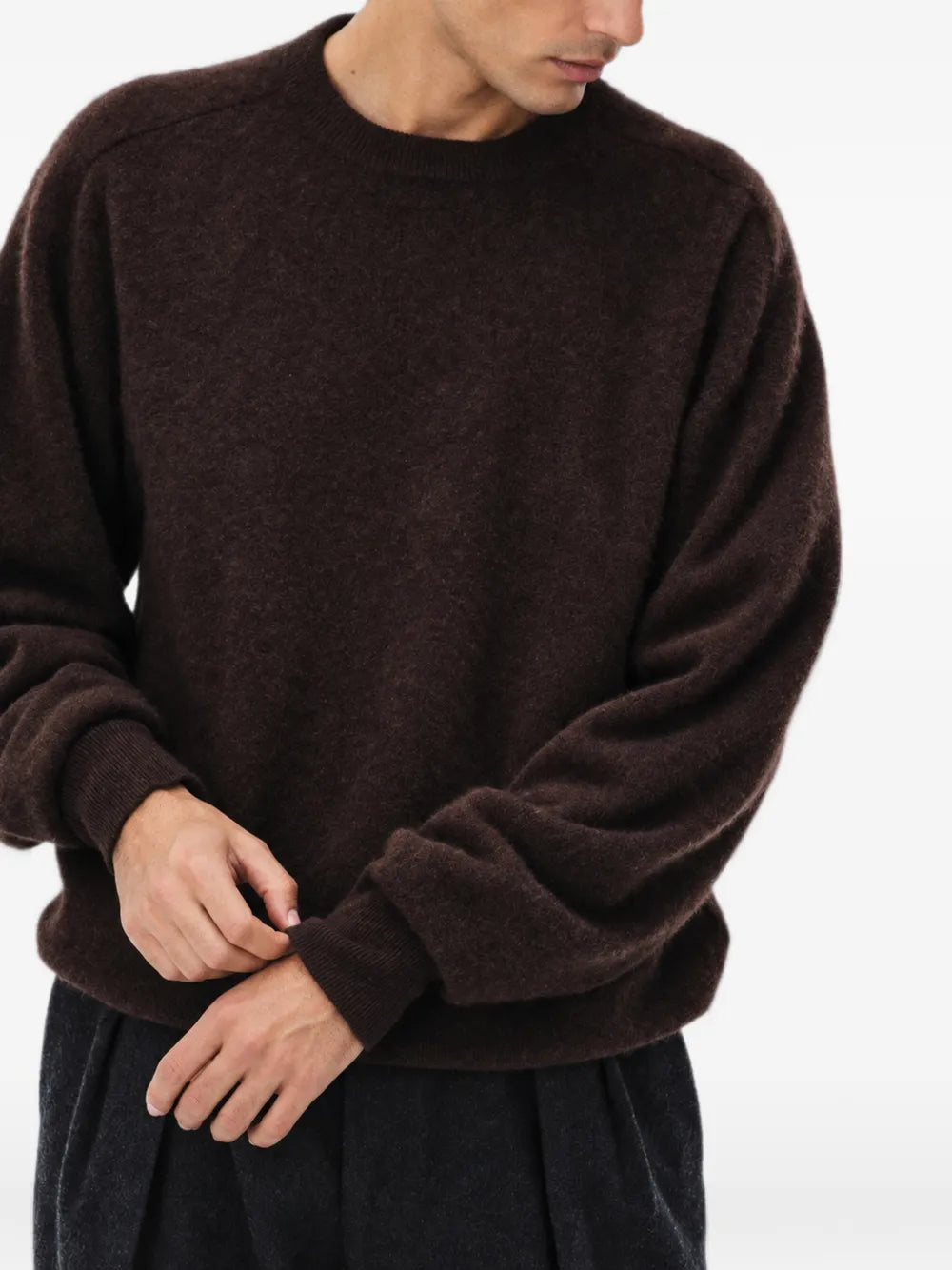 crew-neck cashmere sweater