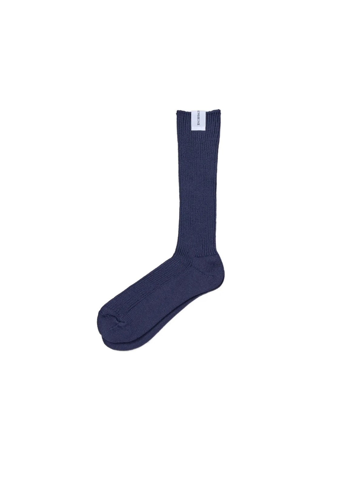 Ribbed-Knit Logo-Patch Socks