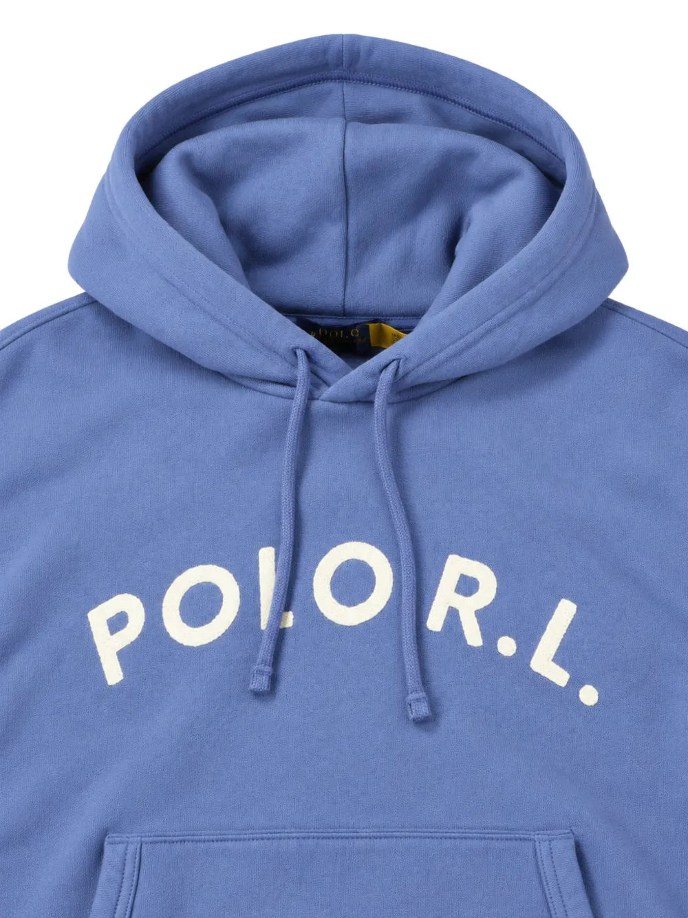 logo-print drawstring hoodie