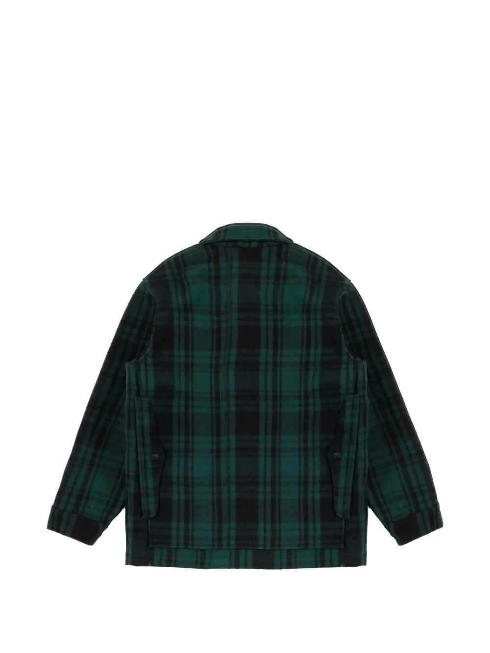 Mackinaw plaid-pattern wool jacket