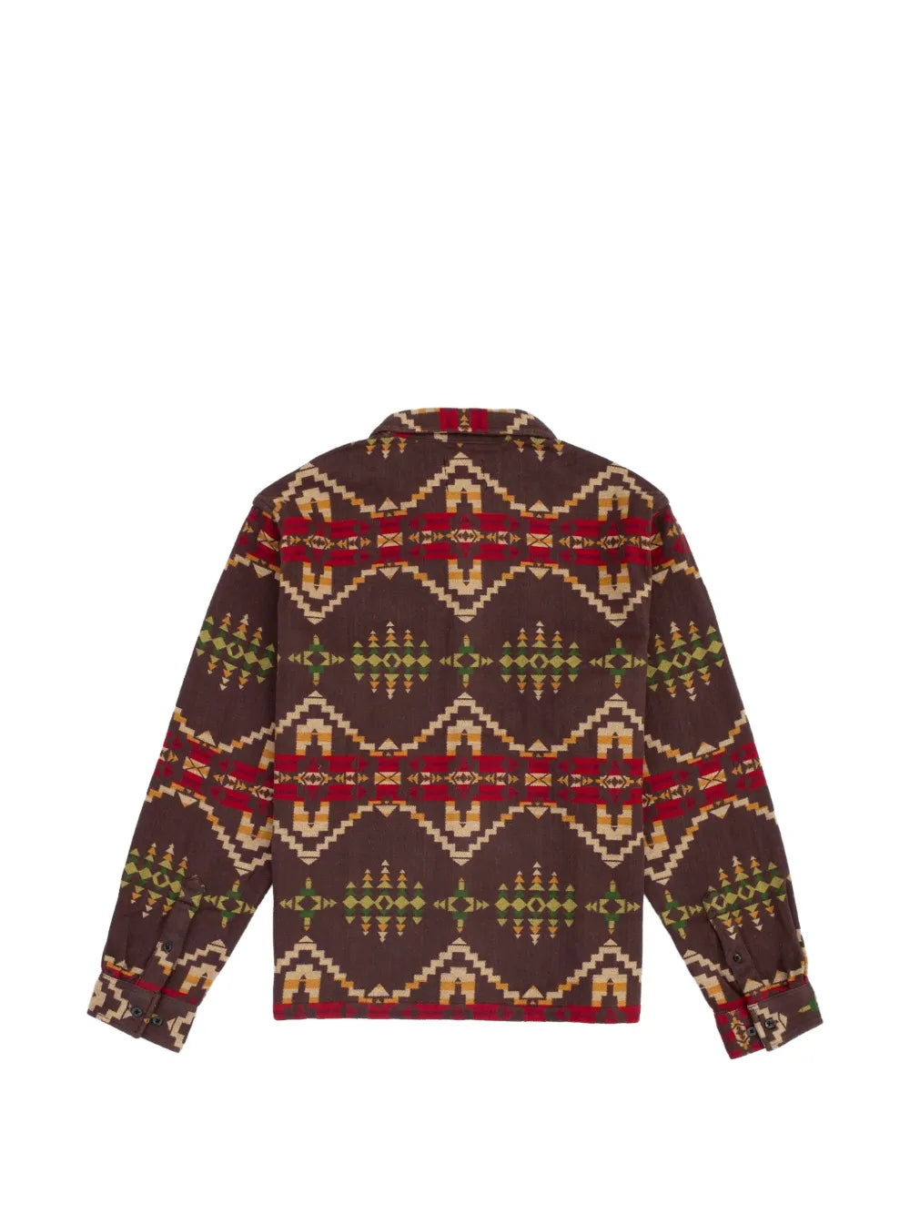 La Pine geometric-pattern shirt