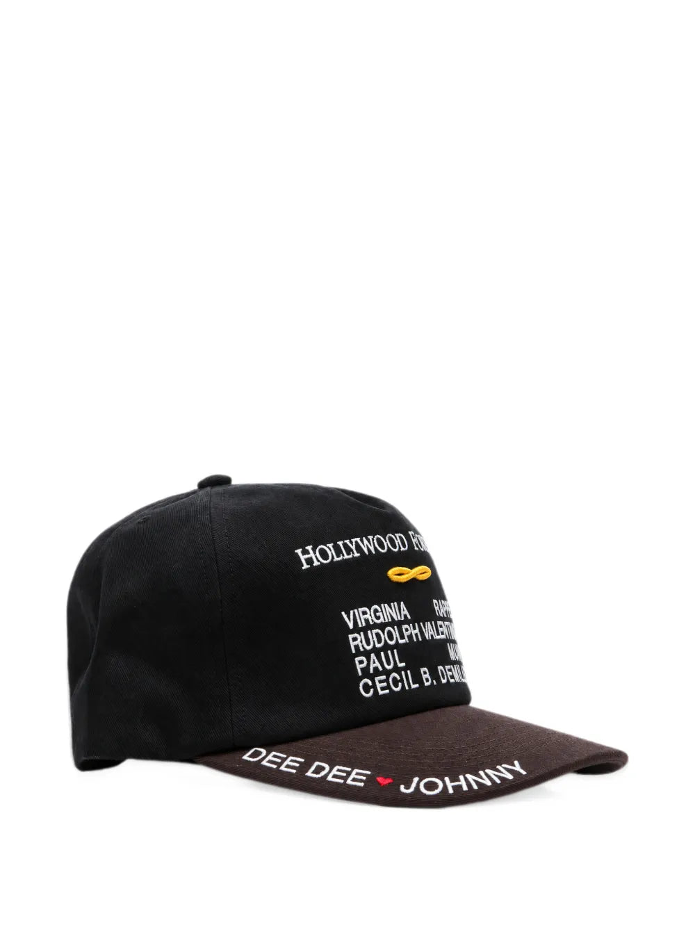 Hollywood Forever embroidered cotton cap