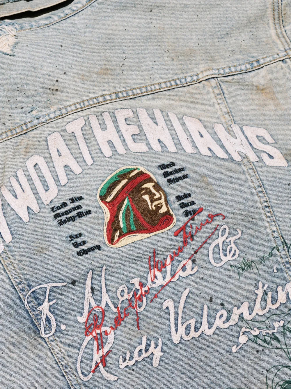 Athenians oversized denim jacket
