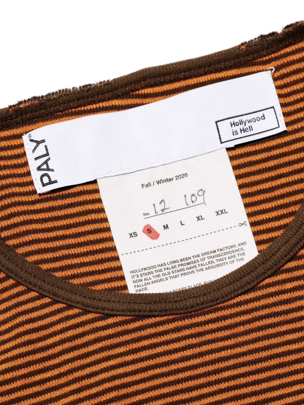 Consequence striped long-sleeve knitted T-shirt