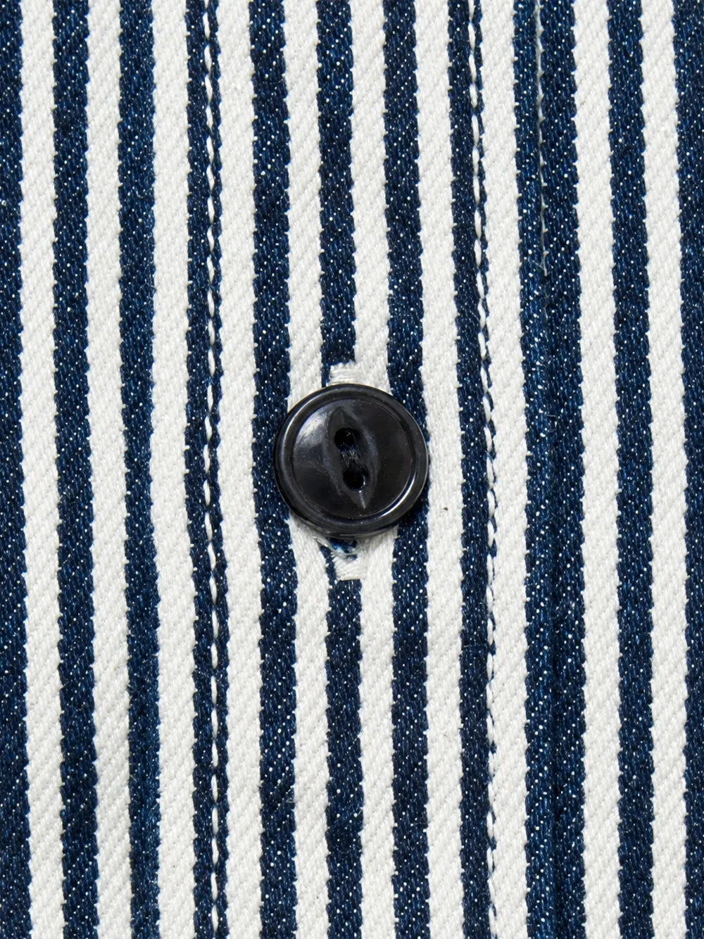 hickory-stripe work shirt