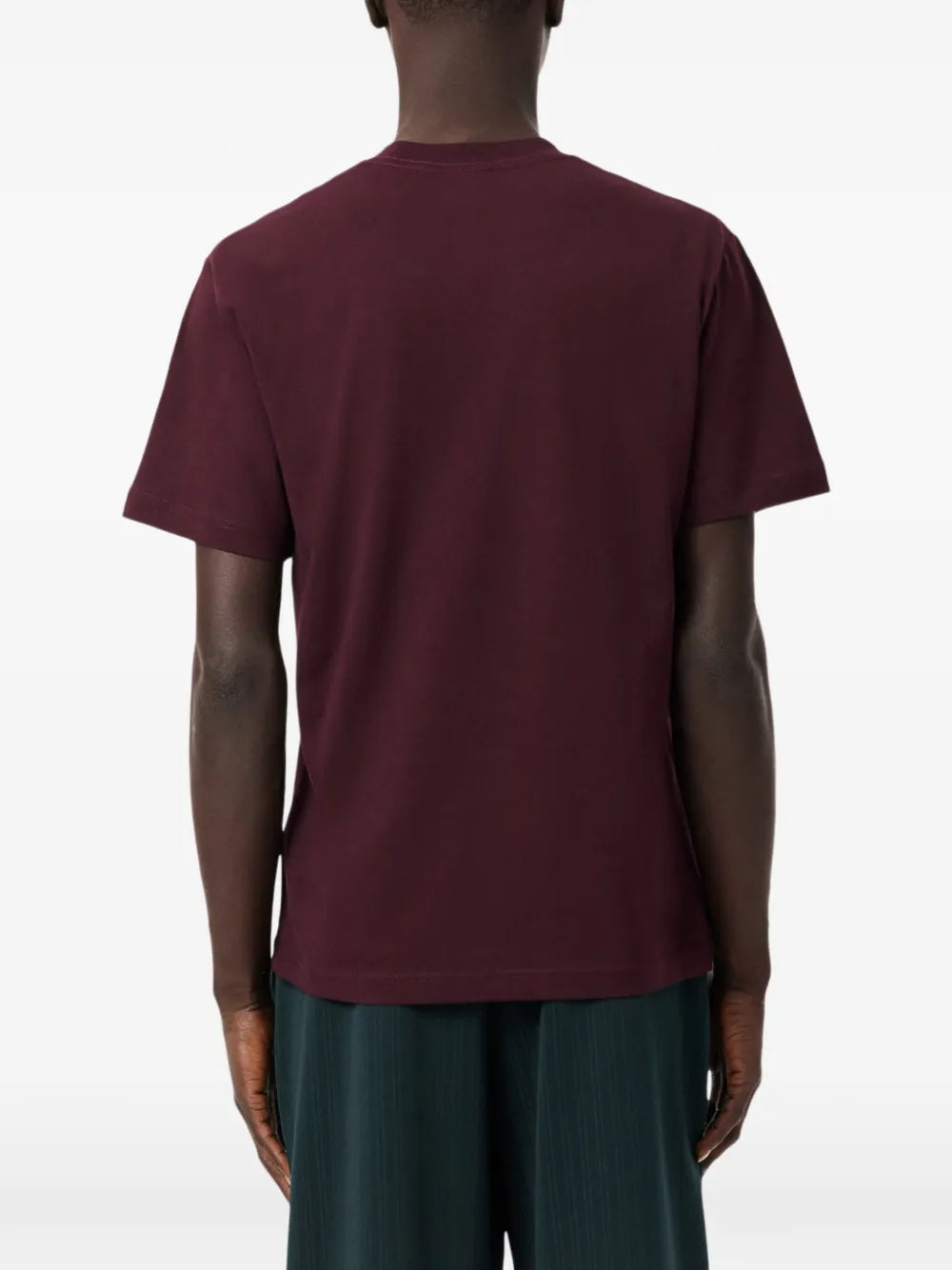 metallic crocodile jersey T-shirt