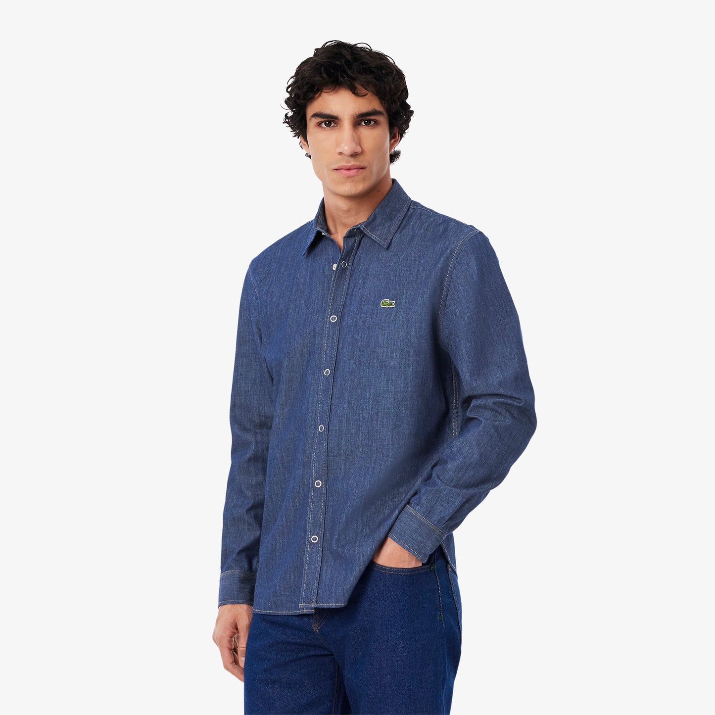 Logo-Appliqué Denim Shirt