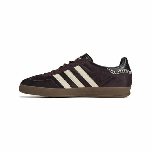 x Wales Bonner Gazelle Indoor Pony Hair Dark Brown