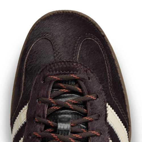 x Wales Bonner Gazelle Indoor Pony Hair Dark Brown