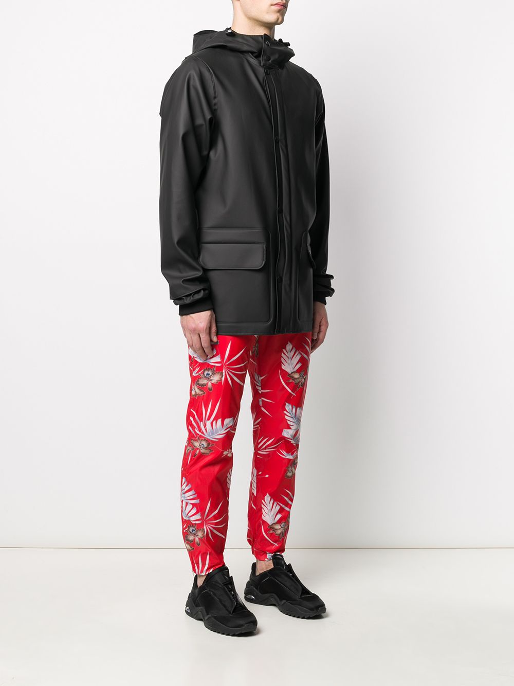 Loose-Fit Logo Hooded Jacket