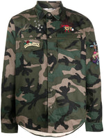 Embroidered Camouflage Shirt