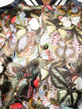 Butterfly-Print Bomber Jacket
