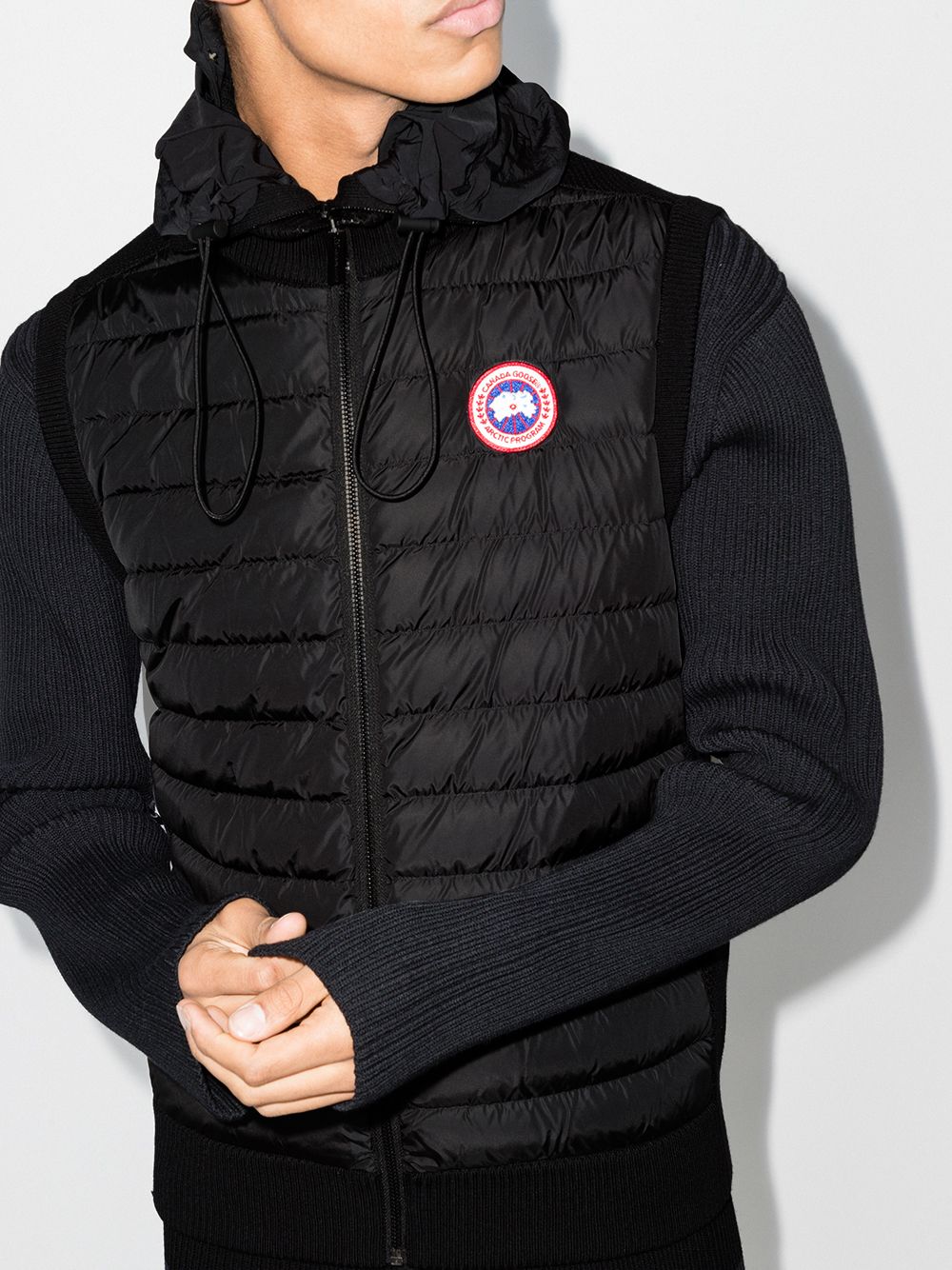 Hybridge High-Neck Padded Gilet