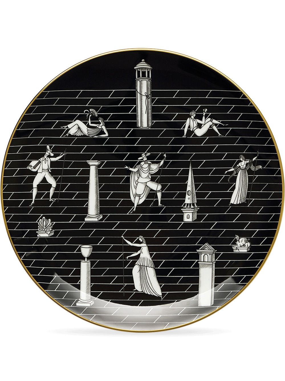 Passeggiata Archeologica Wall Plate (33Cm)