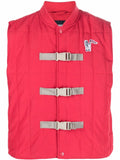 Buckle-Detail Quilted Gilet