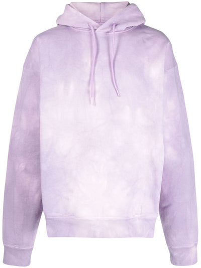 Tie Dye-Print Cotton Hoodie