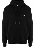 Embroidered Cross Logo Hoodie
