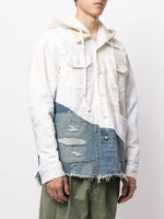 Patchwork Hooded Overshirt