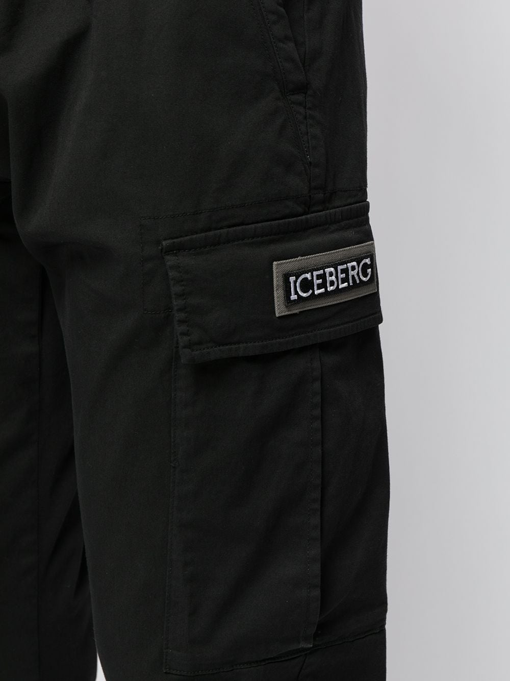 Pressed-Crease Stretch-Cotton Tailored Trousers