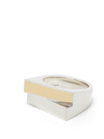 Two-Tone Rectangle Ring