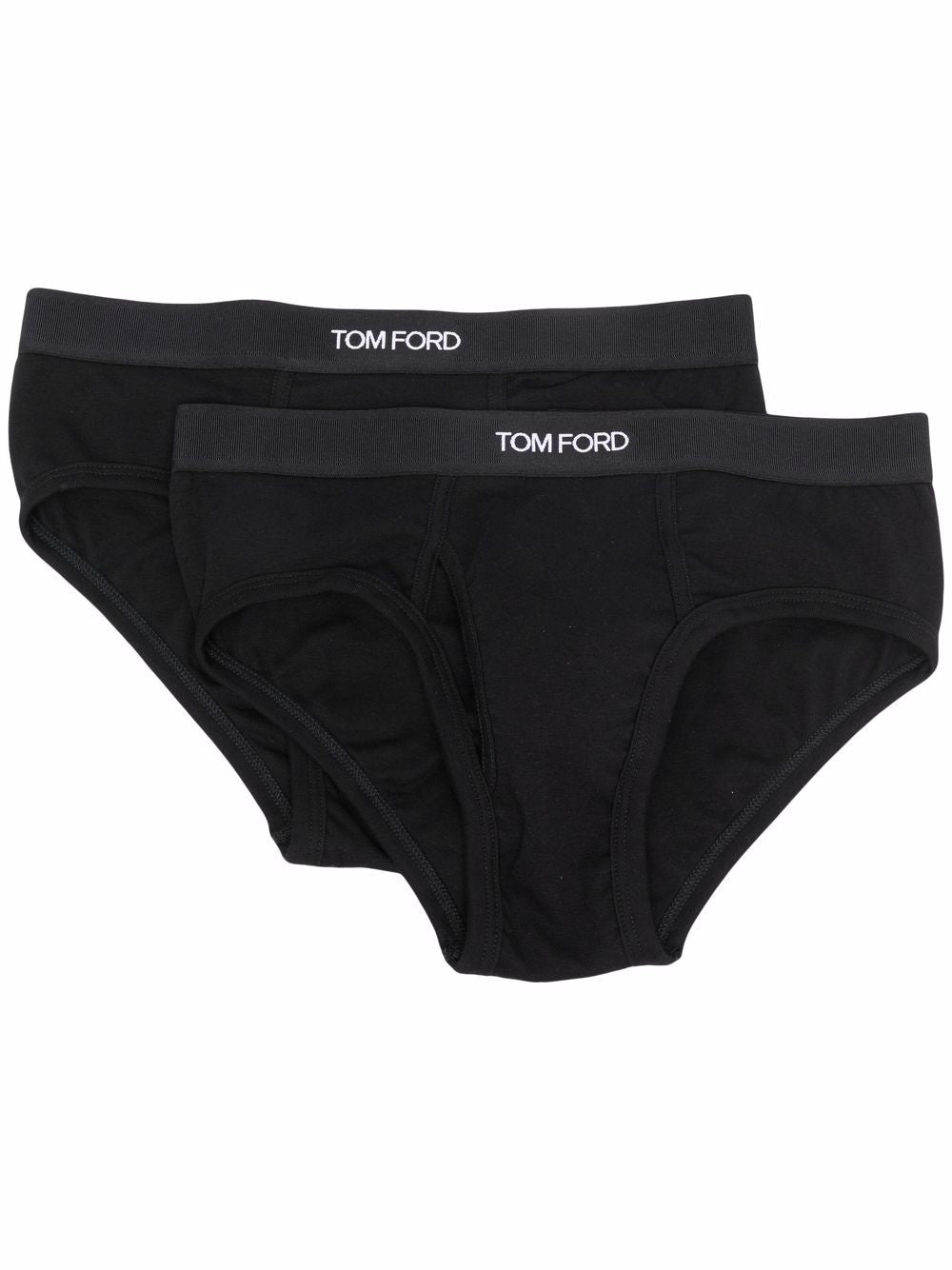 Two-Pack Logo-Waistband Briefs