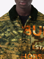 Camouflage Logo-Print Jacket