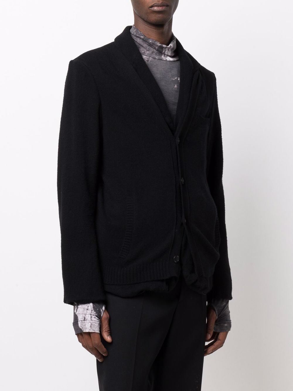Single-Breasted Knitted Blazer