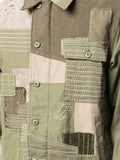 Patchwork-Detail Cotton Shirt
