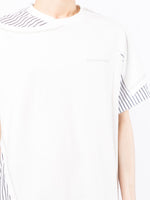 Cotton Contrast-Panel T-Shirt