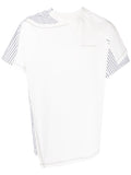 Cotton Contrast-Panel T-Shirt