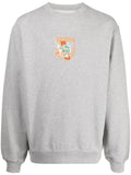 Dragon-Embroidered Sweatshirt