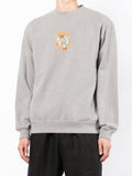 Dragon-Embroidered Sweatshirt