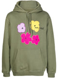 Floral-Embroidered Organic Cotton Hoodie