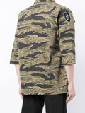Camouflage Belted Shirt Jacket