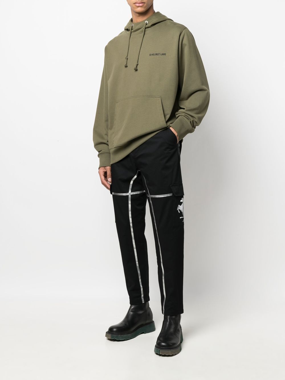 Panelled Tapered Trousers