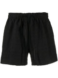 Check-Jacquard Elasticated Shorts