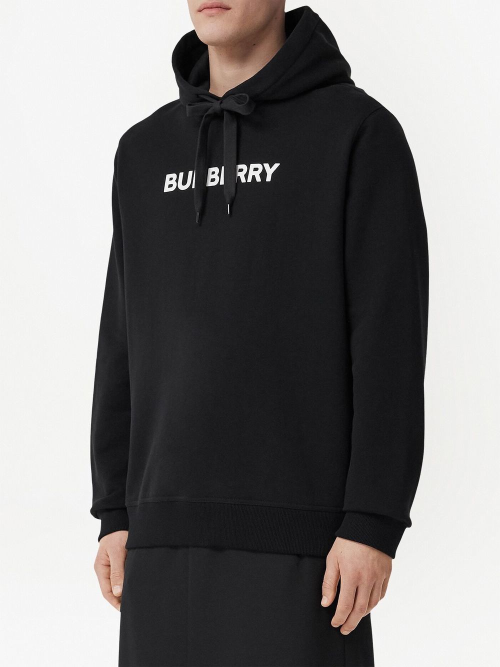 Logo-Print Cotton Hoodie